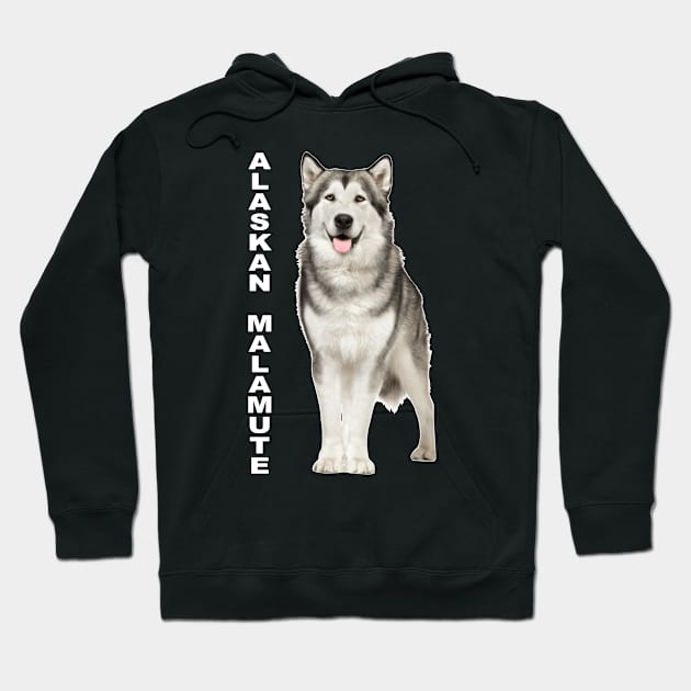 Alaskan Malamute Hoodie by Vladimir Zevenckih